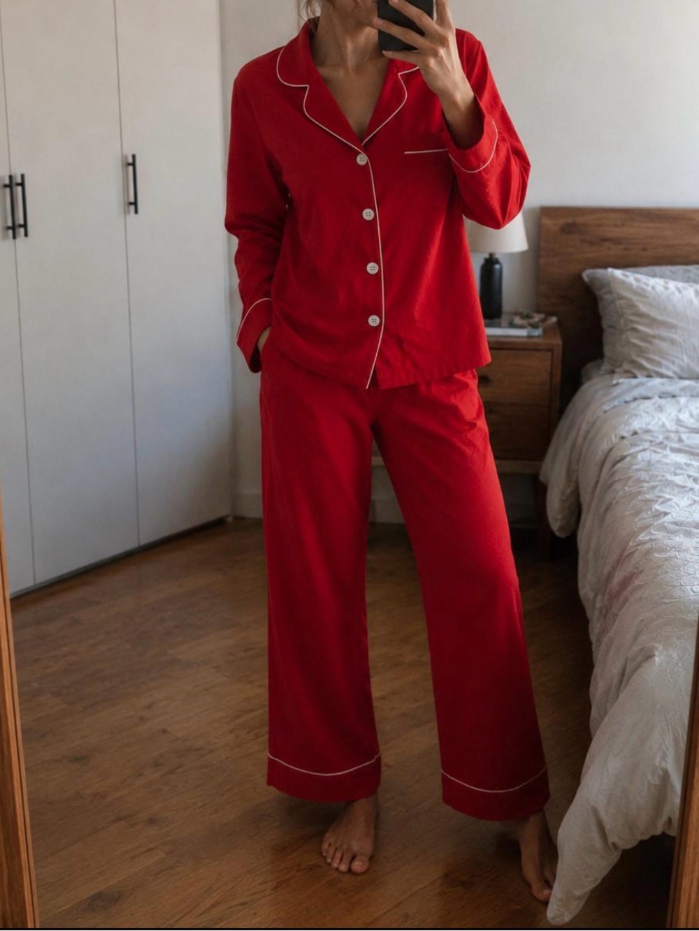 NWT Red Cotton Pajamas